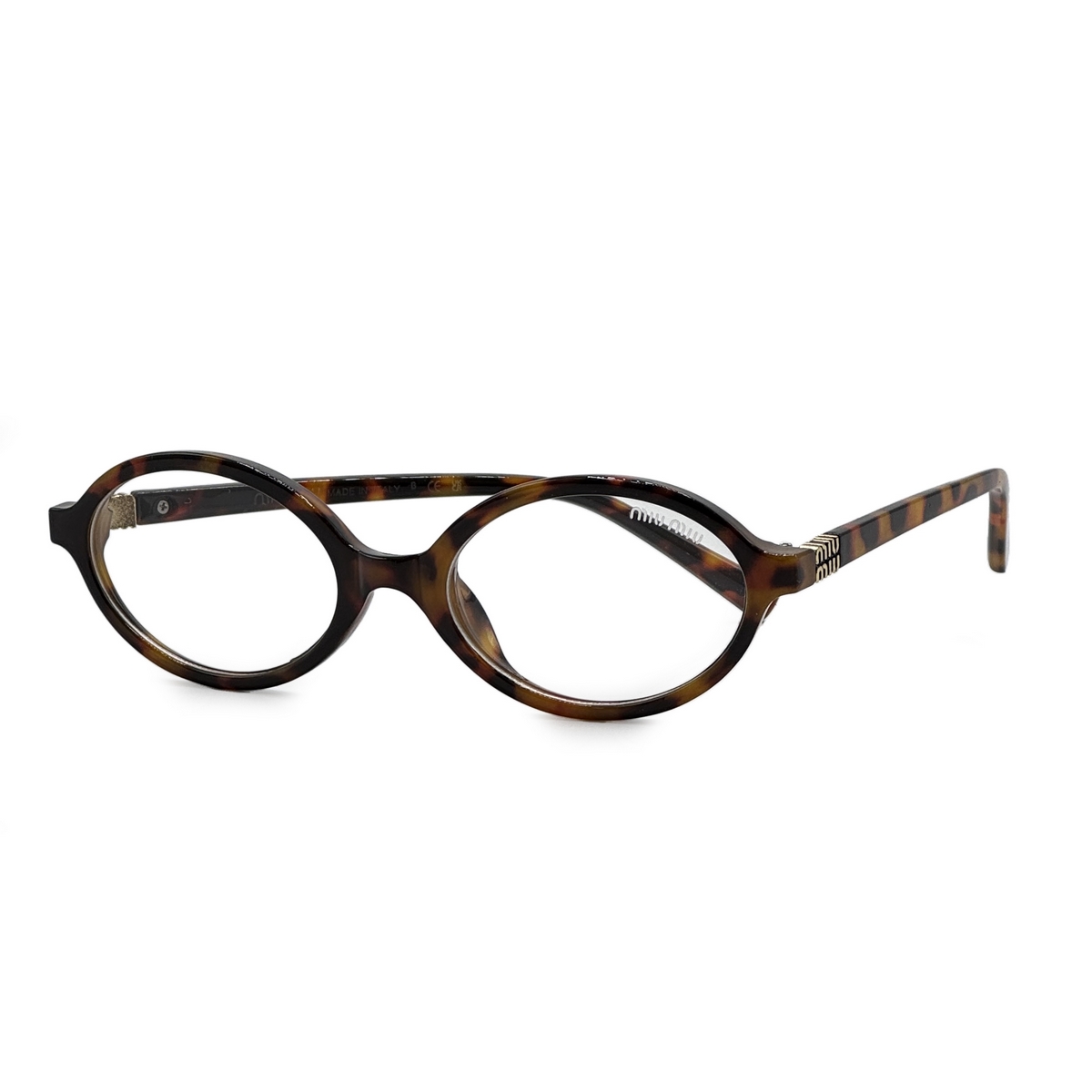 IMG_8749 عینک محافظ چشم بلوکات میو میو miu miu Resolution Blue Cut پلنگی و مشکی - Image 1