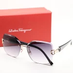 عینک آفتابی بدون فریم (فریم لس) فریگامو Salvatore Ferragamo مدل EA-2801  سبک - Image 3