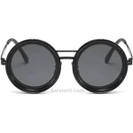 عینک آفتابی پلاریزه ترند یونیسکس گرد چرخشی با قابلیت تنظیم تیرگی خرید اقساطی - Image 2
