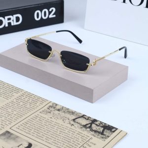 عینک آفتابی زنانه و مردانه فشن مستر برند گوچی Retro Noir مدل Gucci SGF-2495 خرید اقساطی